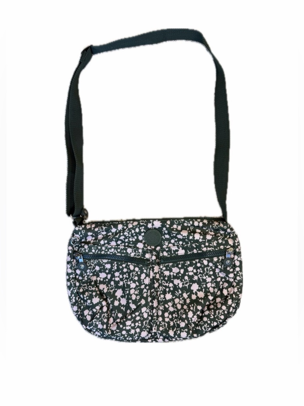 Kipling Izellah Live. Light Crossbody Bag Fresh Floral Pink & Green